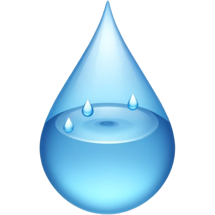 Cute water emoji