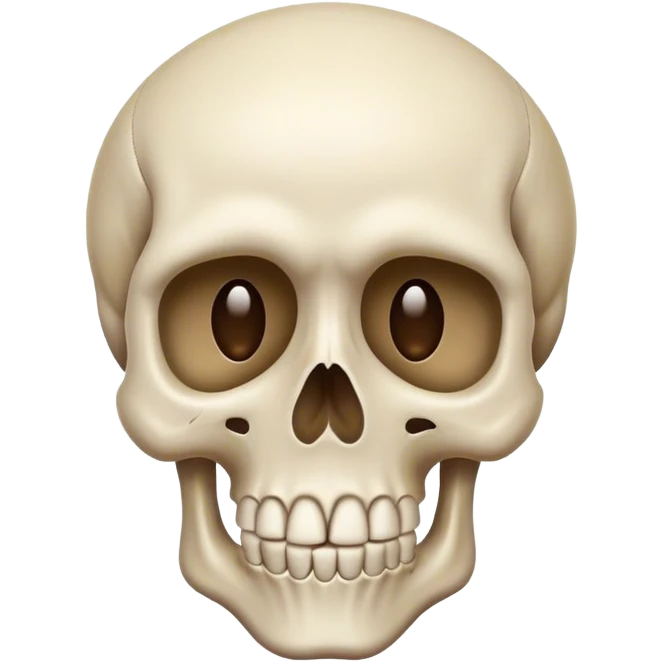 Confused skull emoji emoji