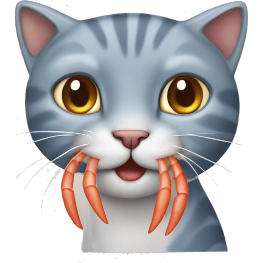 cat shrim emoji