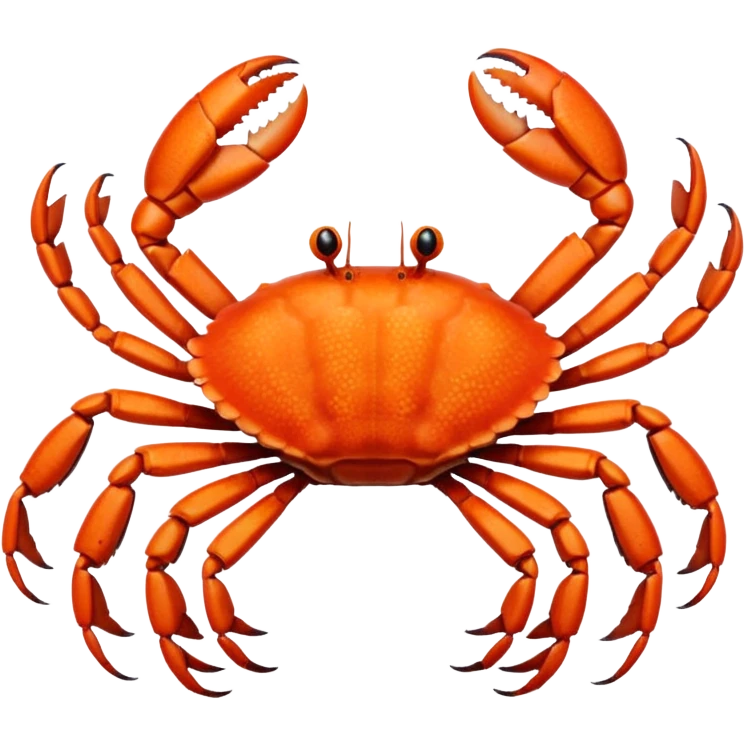 Eight legged crab emoji