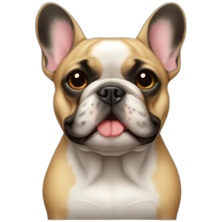 French bulldog iphone emoji
