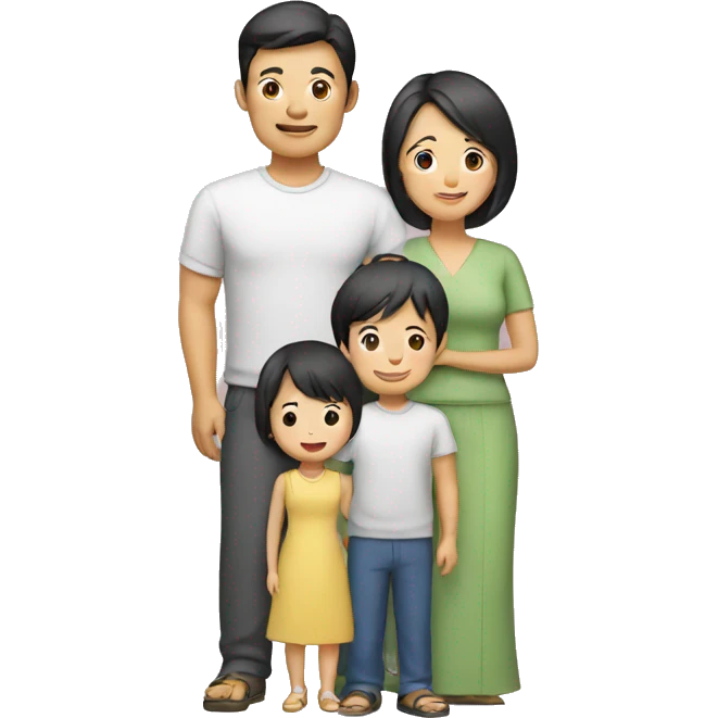 asian family emoji