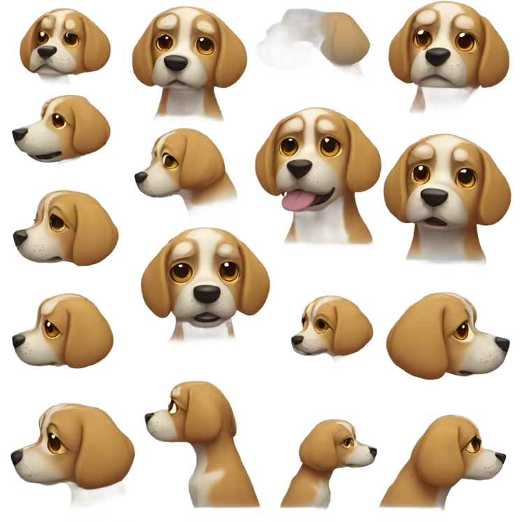 chill dog emoji