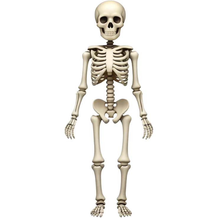 Full body skeleton ￼ emoji