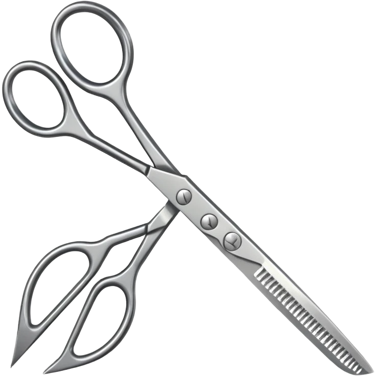 barber scissors emoji