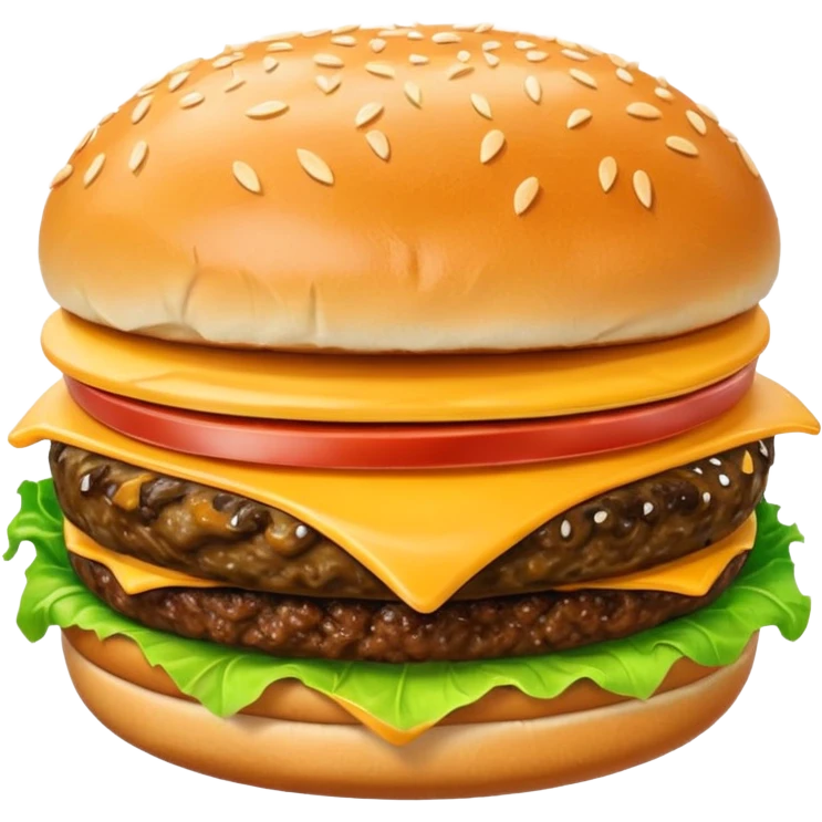 cheeseburger without tomato emoji