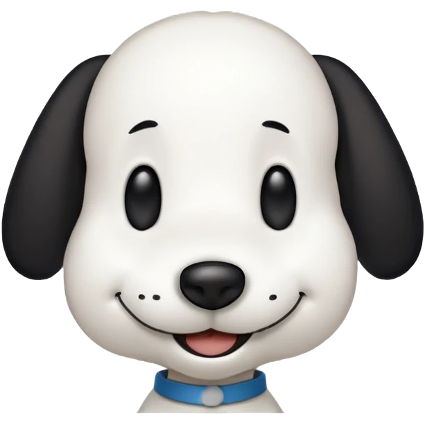 Crea un de snoopy emoji