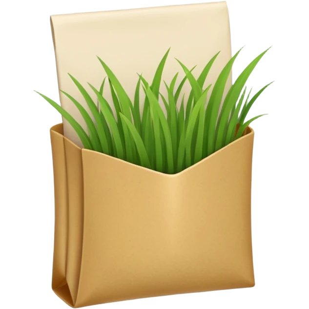 seed grass packet pocket emoji