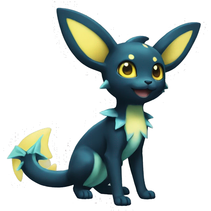 Umbreon-Vaporeon full body emoji