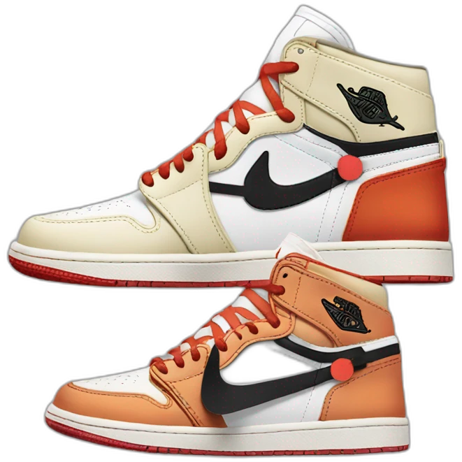 nike jordan 1 off white emoji