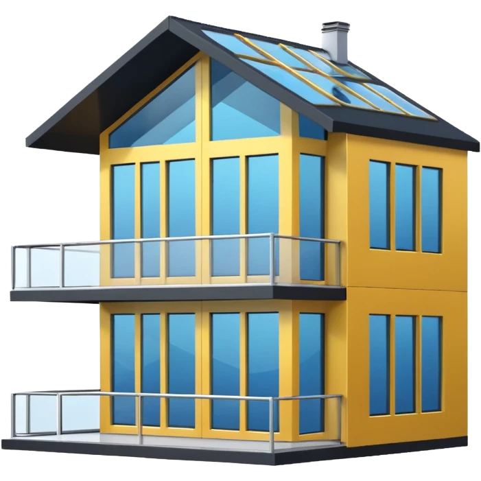 Modular house emoji
