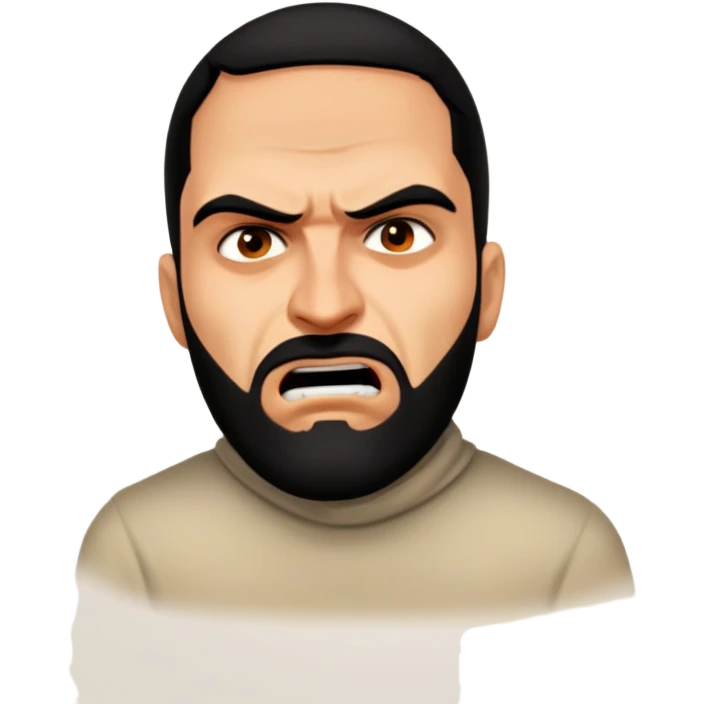 Terrorist angry emoji