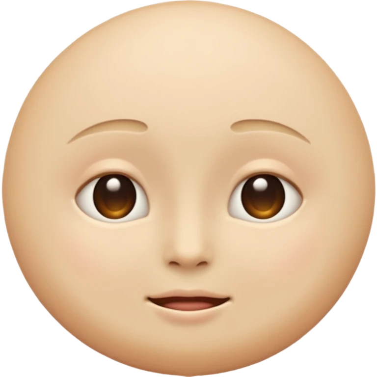nude color emoji, light beige skin tone emoji