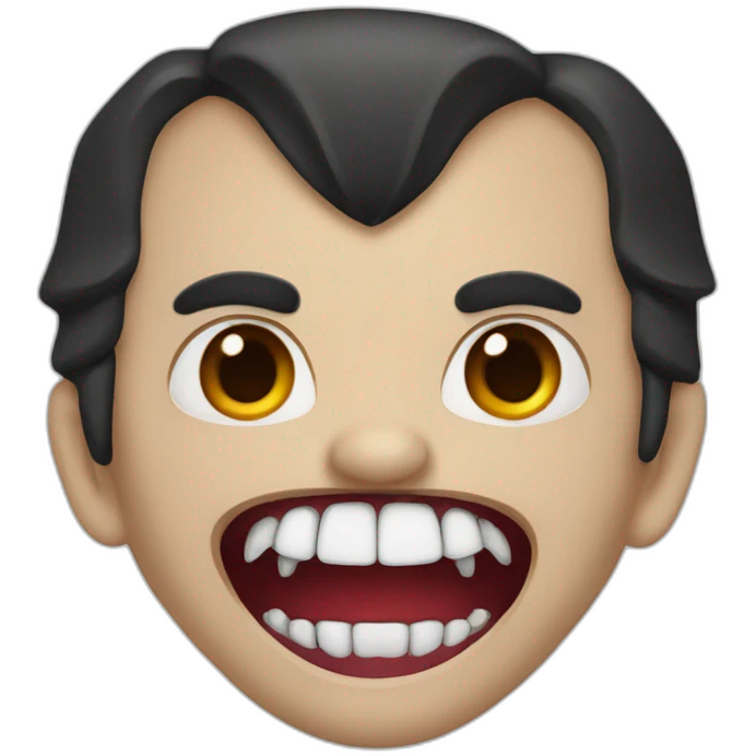 Noteeth dracula emoji