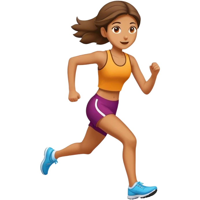 Chica corriendo  emoji