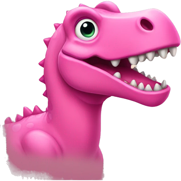 Pink dinosaur  emoji