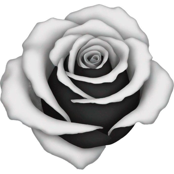 Black rose emoji