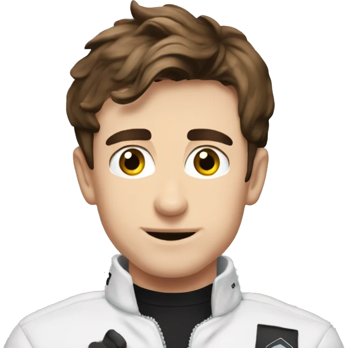 Charles Leclerc saying “I am stupid” emoji