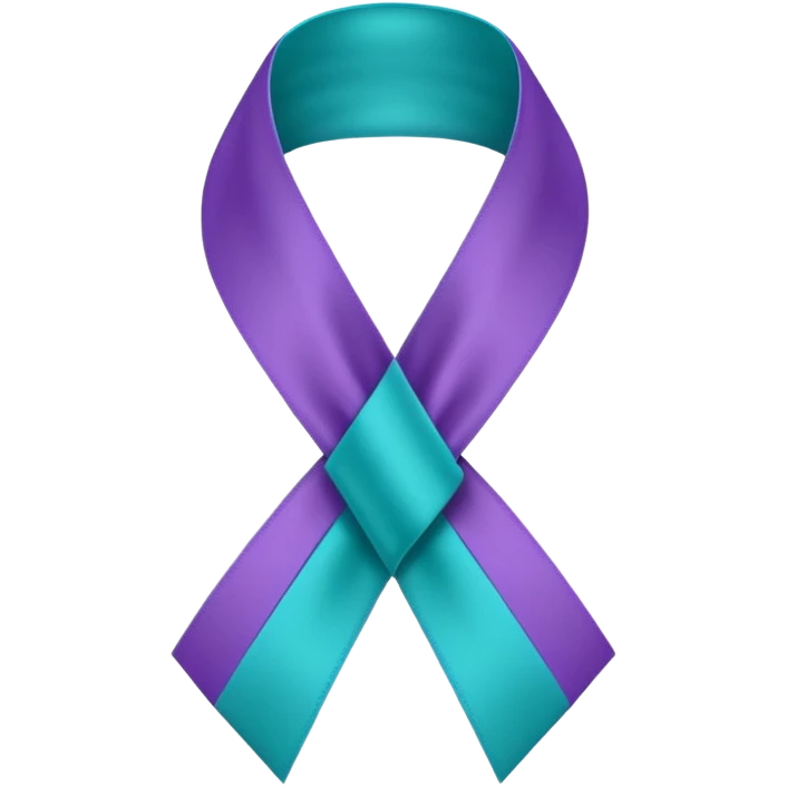 papillary thyroid cancer ribbon  emoji