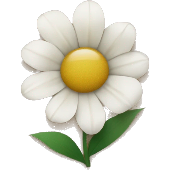 white flowers in brown paper emoji