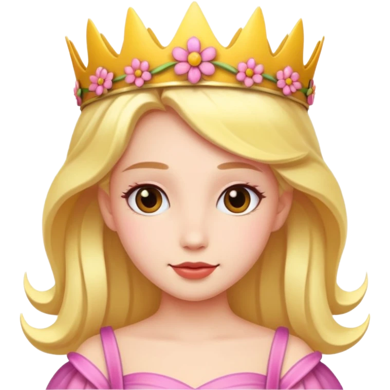 flower princess emoji