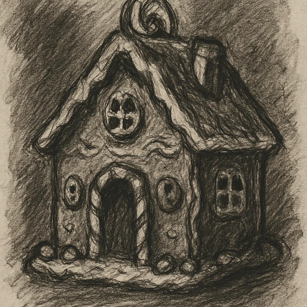 gingerbread house emoji