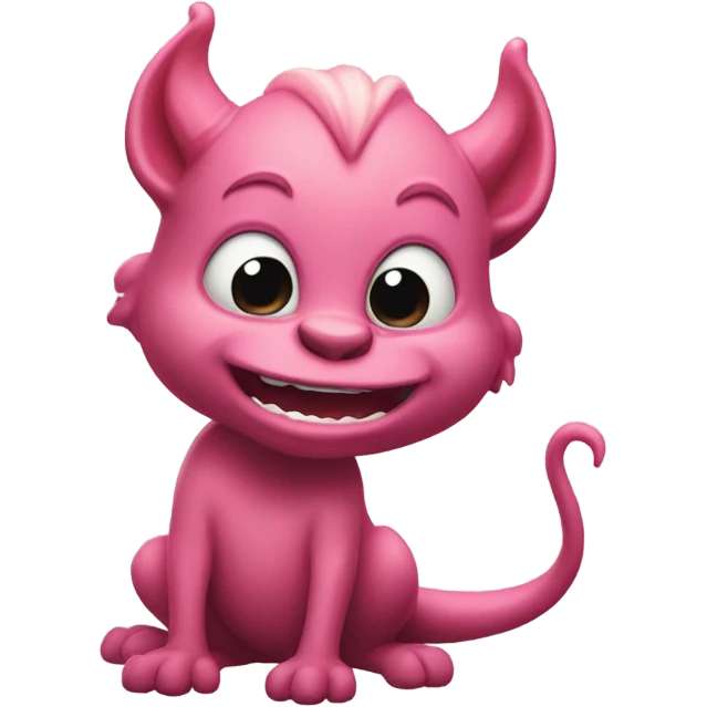 Pink devil  emoji
