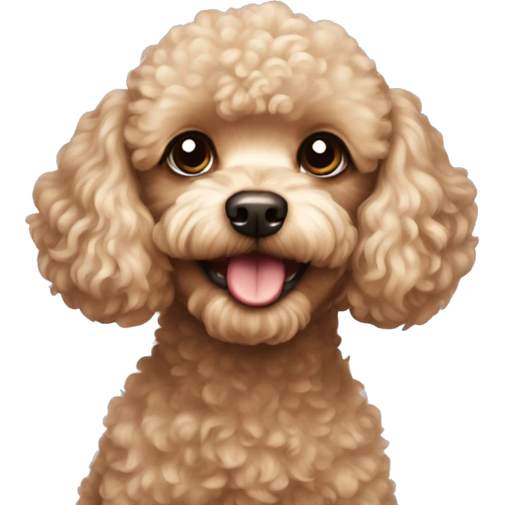 Toy poodle emoji
