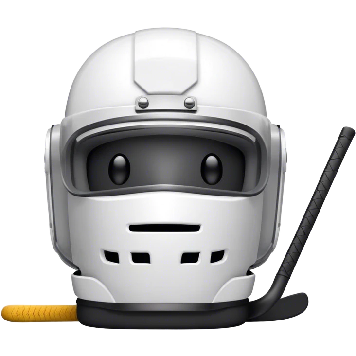 HomePod with hockey helmet emoji