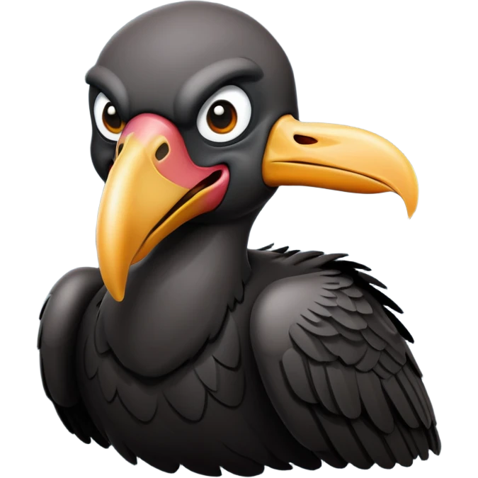 vulture emoju for use on Facebook emoji