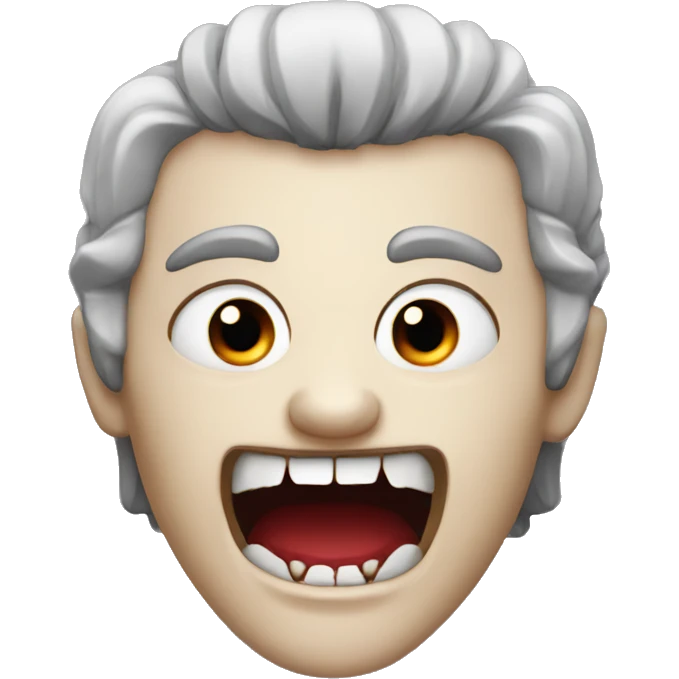 Vampire with fangs  emoji
