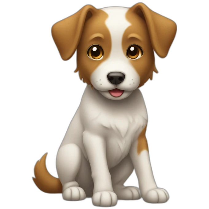 Chat avec chien emoji
