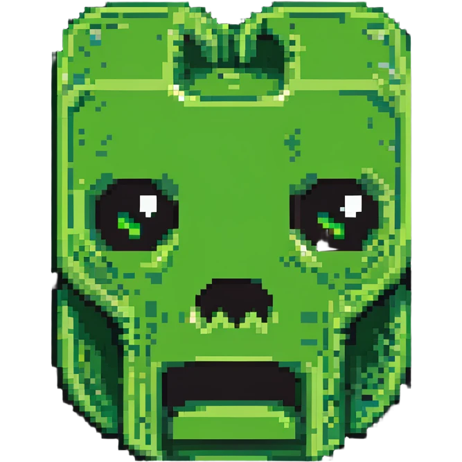 minecraft creeper face emoji