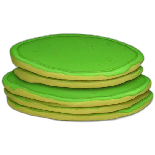 green pancake emoji