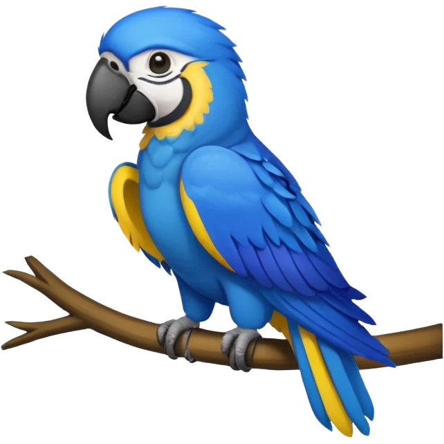 Arara azul emoji