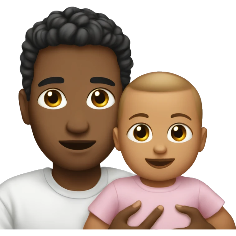 My friend with baby emoji