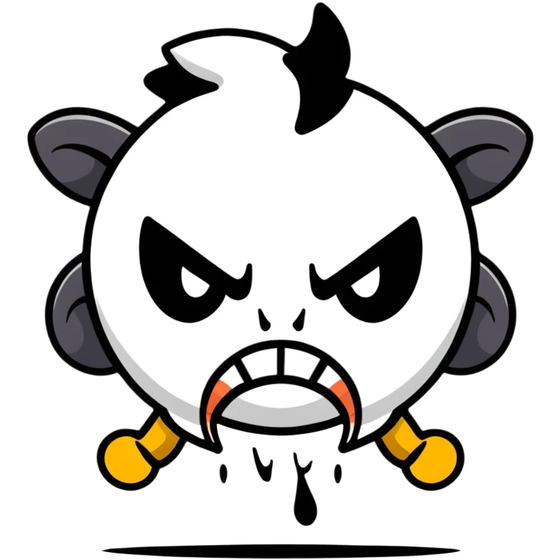 Angry face with steam coming from ears emoji