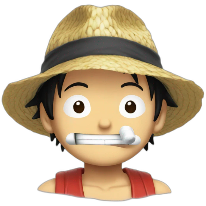 luffy who smoke emoji