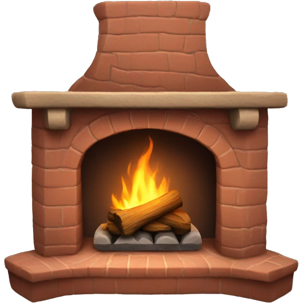 Cozy fireplace emoji