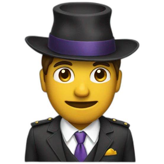 Senyor con traje emoji