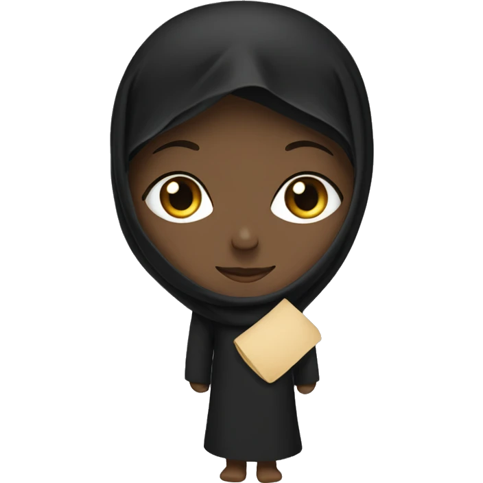 A niqabi girl emoji