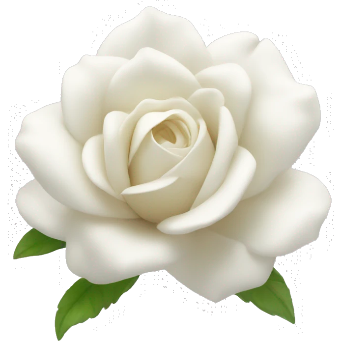 Flor Rosa blanca emoji