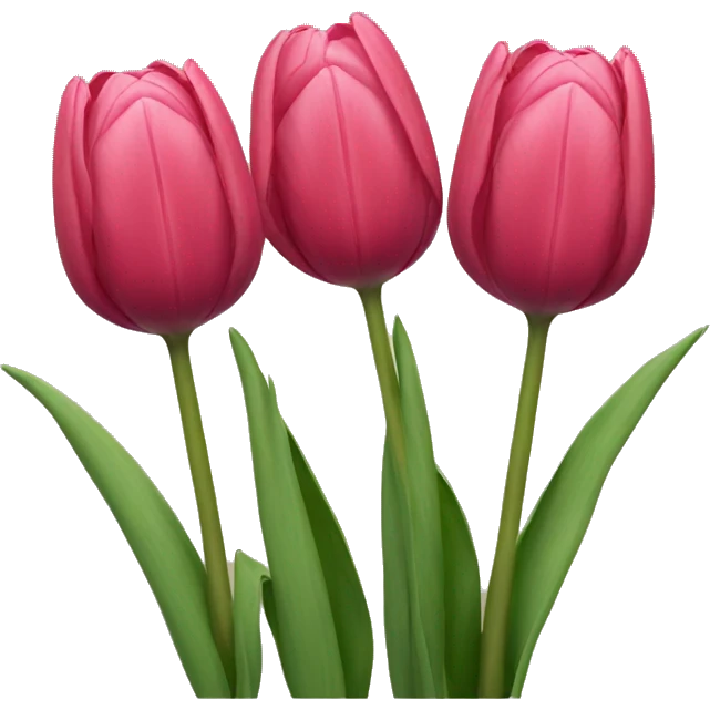 Tulips emoji
