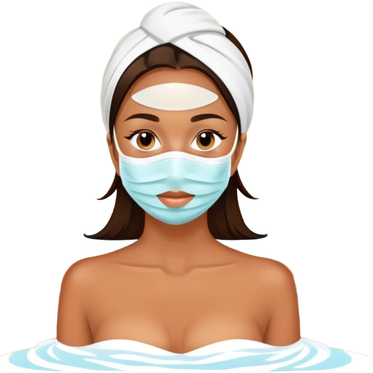 Chica en spa emoji