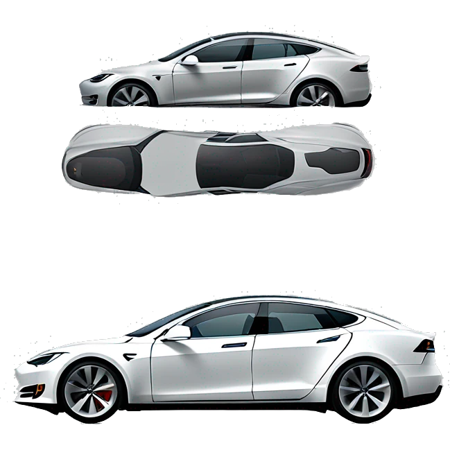 Tesla model s emoji