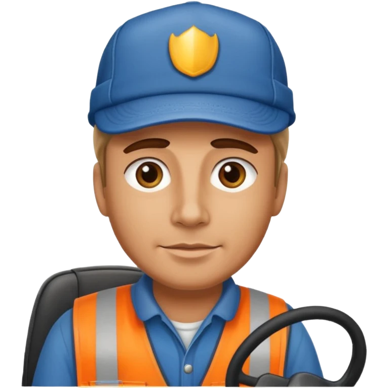 truck driver emoji