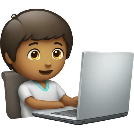laptop boy emoji