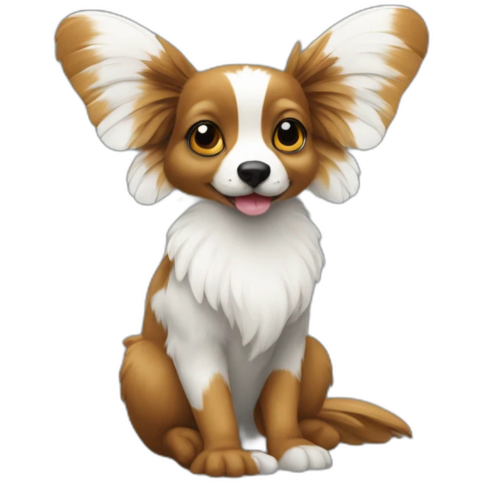 Un canard papillon emoji