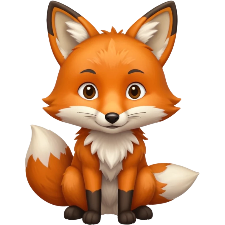 renard qui a besoin d'un calins emoji