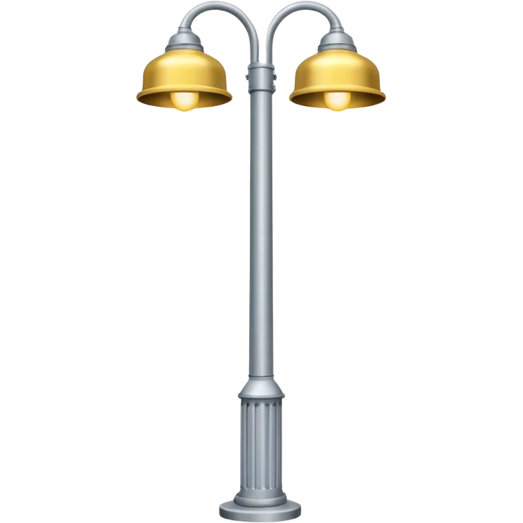 modern streetlight, on street emoji